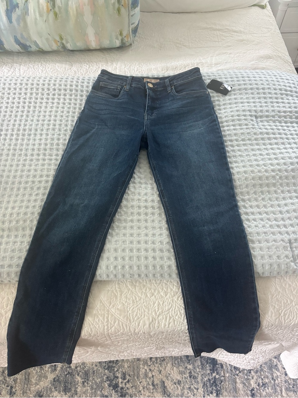 Kut from the Kloth Dark Indigo Straight Leg Jeans